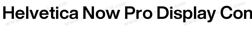 Helvetica Now Pro Display Condensed字体转换